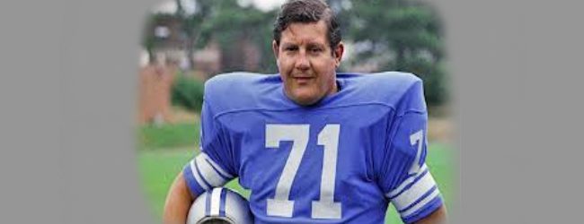 Memories of Moyes: Plenty of fond memories hanging out with former Detroit Lion and movie star Alex Karras
