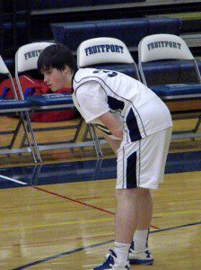 Karson Kriger play basketball on the Fruitport freshman team. He also plays football, baseball and enjoys out door sports like fishing and hunting.  