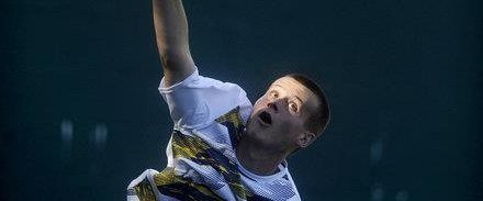 North Muskegon’s Dobb prepared to test his new singles skills at Saturday’s city tennis tournament