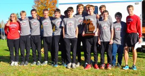 Fremont runners celebrate their regional title