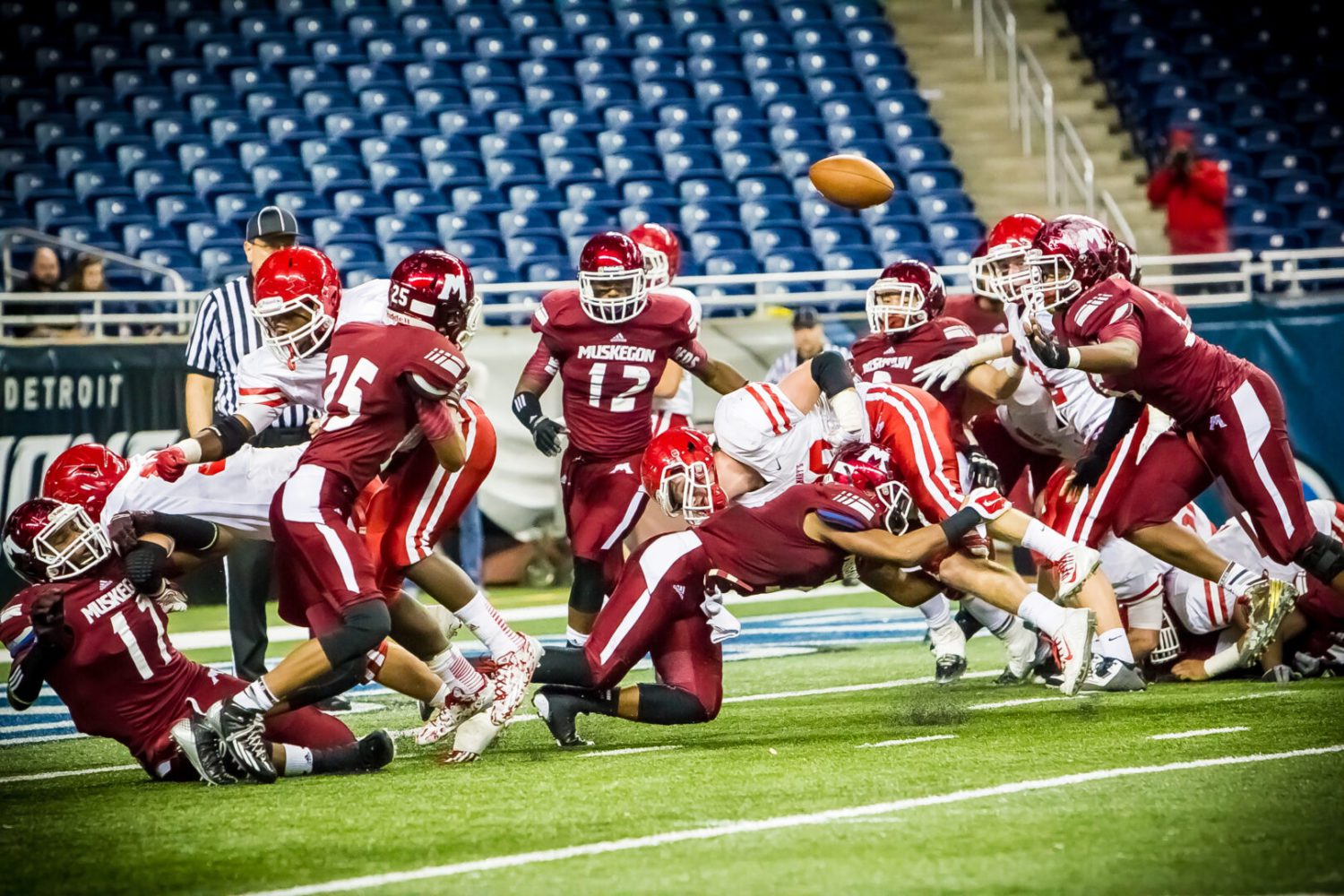 Photo gallery from Muskegon’s gridiron battle against Orchard Lake St. Mary’s in the Division 3 state finals