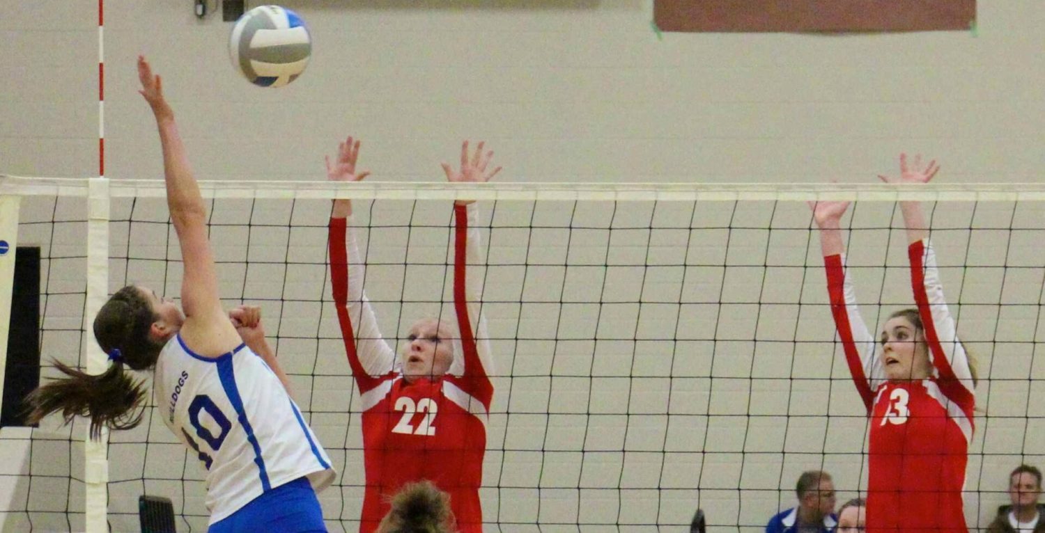 Ravenna rallies to down Kent City in Class C district volleyball; WMC holds off Black River in second match