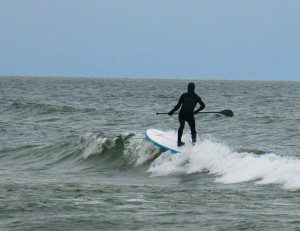 Marc Hoeksema gets on top of a wave. Photo/Jason Goorman