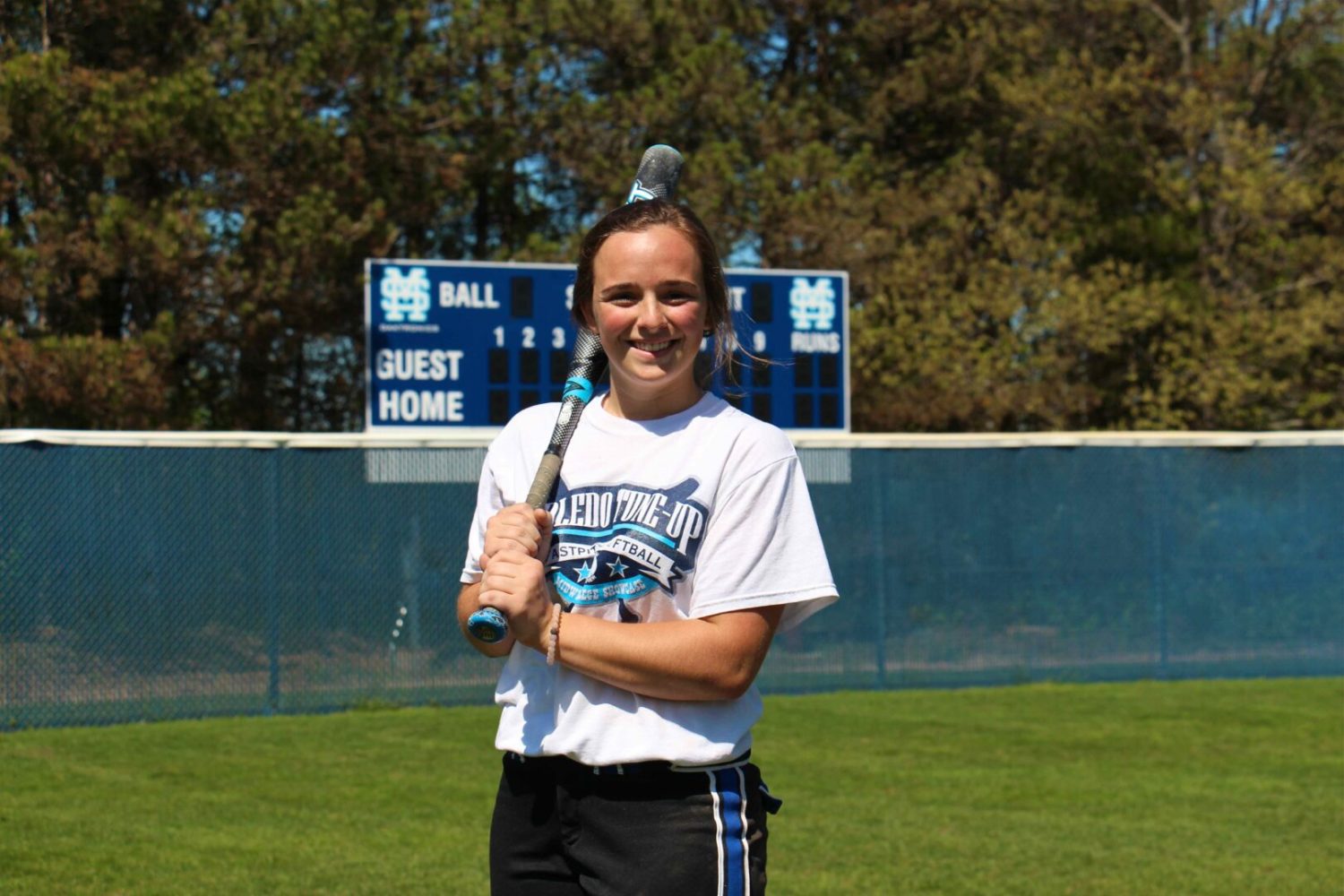 Mona Shores softball captain MacKenzie Willeke speaks softly, does a lot of damage with her bat