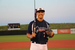 The Muskegon Clippers' Matt Williams contributes as a pitcher and a top hitter.