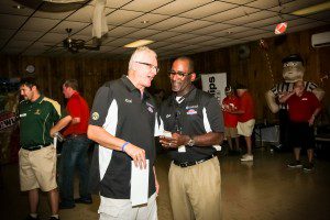 WLCS hosts Rick Hickman and Ron Gates. Photo/Tim Reilly