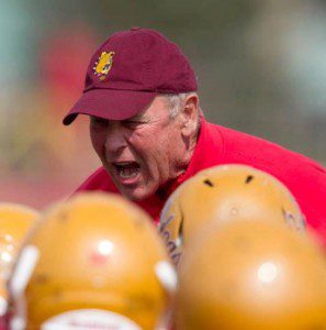Former Oakridge coach Jack Schugars is having a great time coaching special teams at Ferris State.