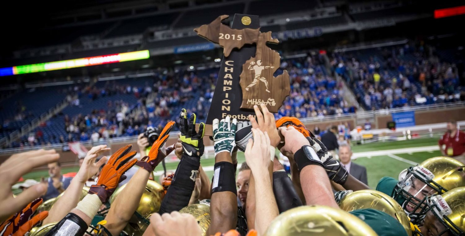 Photo gallery from Muskegon Catholic’s third straight football state championship