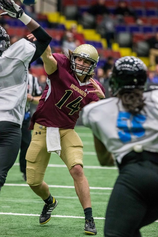 QB Alex Carder says Ironmen teammates are catching on to the indoor ...