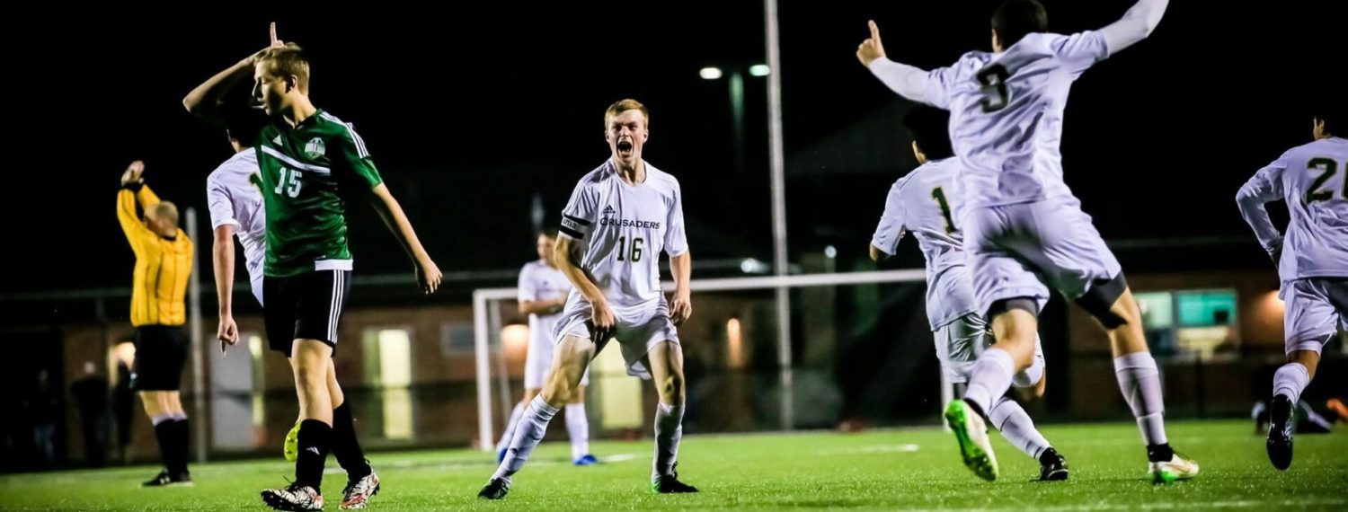 Amazing Crusaders soccer team pulls off another stunner, heads to D4 state finals