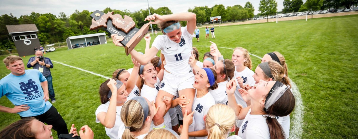 Mona Shores girls’ soccer team wins first district title in 10 years, improves to 21-0