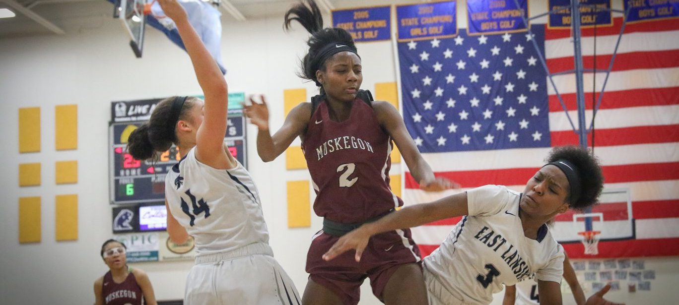 Muskegon girls end a great season with a quarterfinal loss to East Lansing