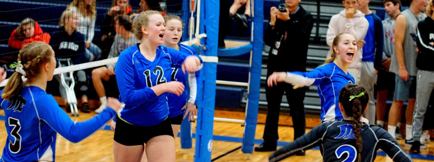 Montague volleyball sweeps past Whitehall, captures regular season conference championship