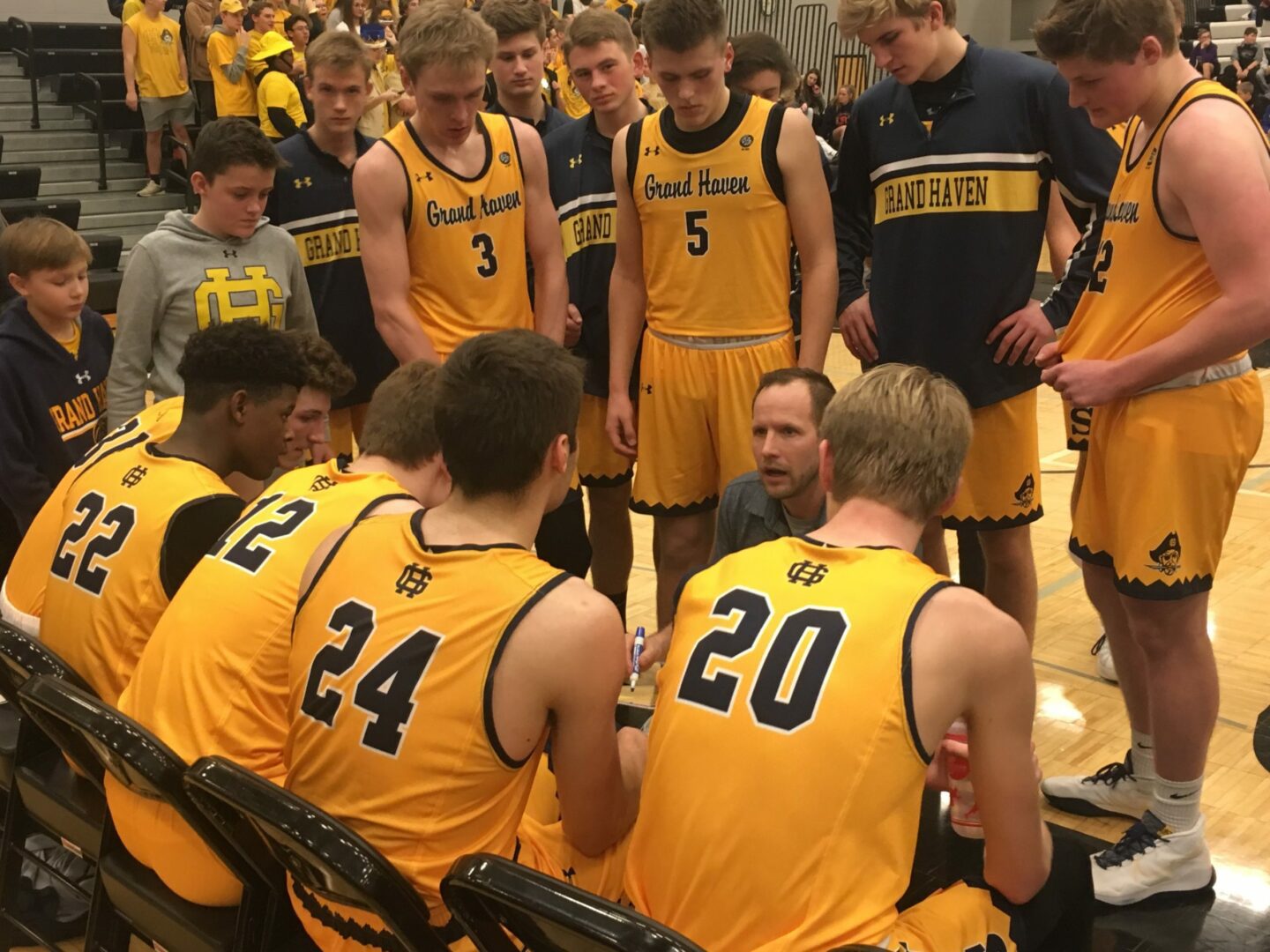 A tough second half sends Grand Haven boys to their first loss, 58-45 to West Ottawa