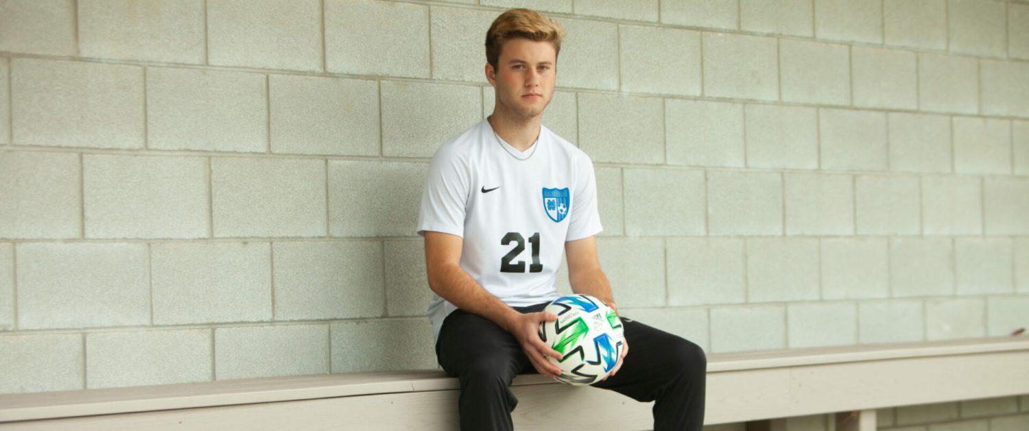 Mona Shores’ Hayden Yaros is back to full health, and lighting up the soccer scoreboard again