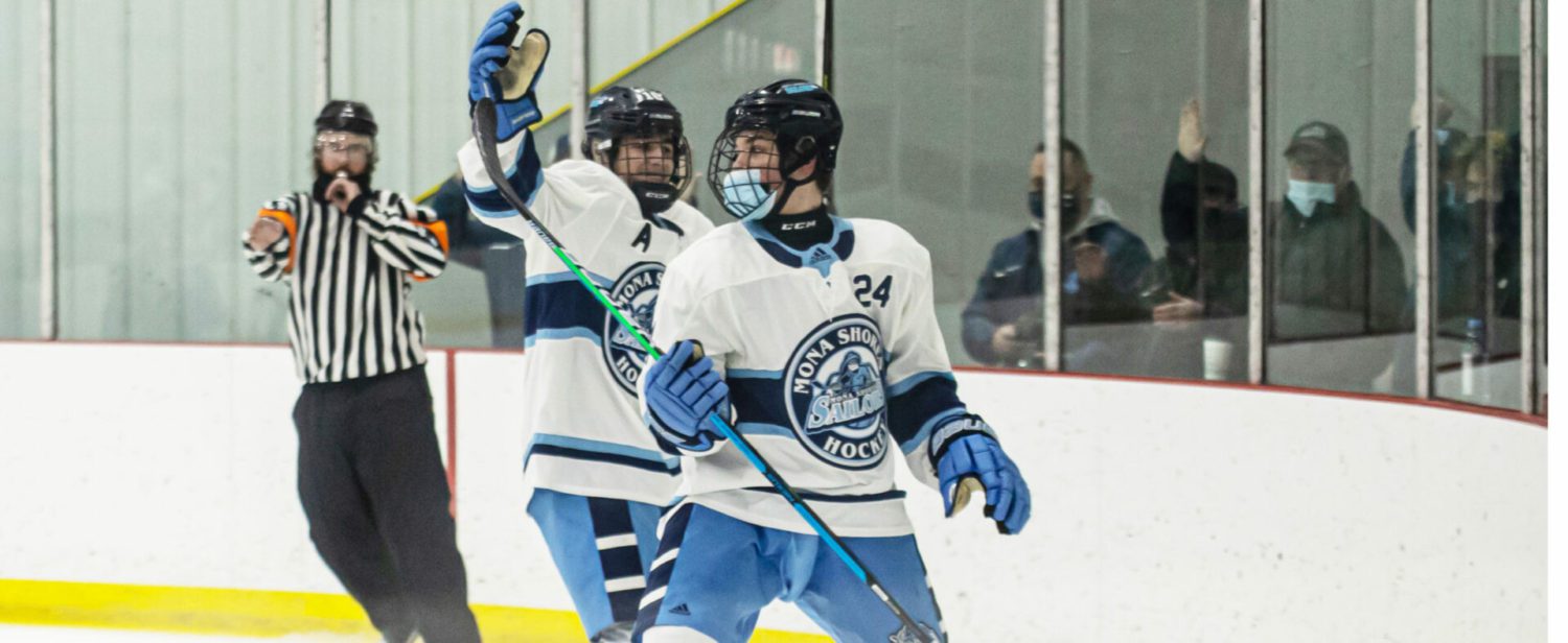 Mona Shores hockey captures two games over weekend, Ty Langlois tallies hat trick and three assists in Game 2 win