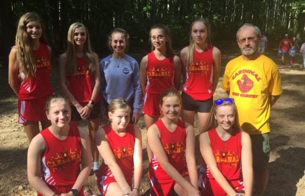 Cardinal Girls take Pentwater Invitational; boys place second