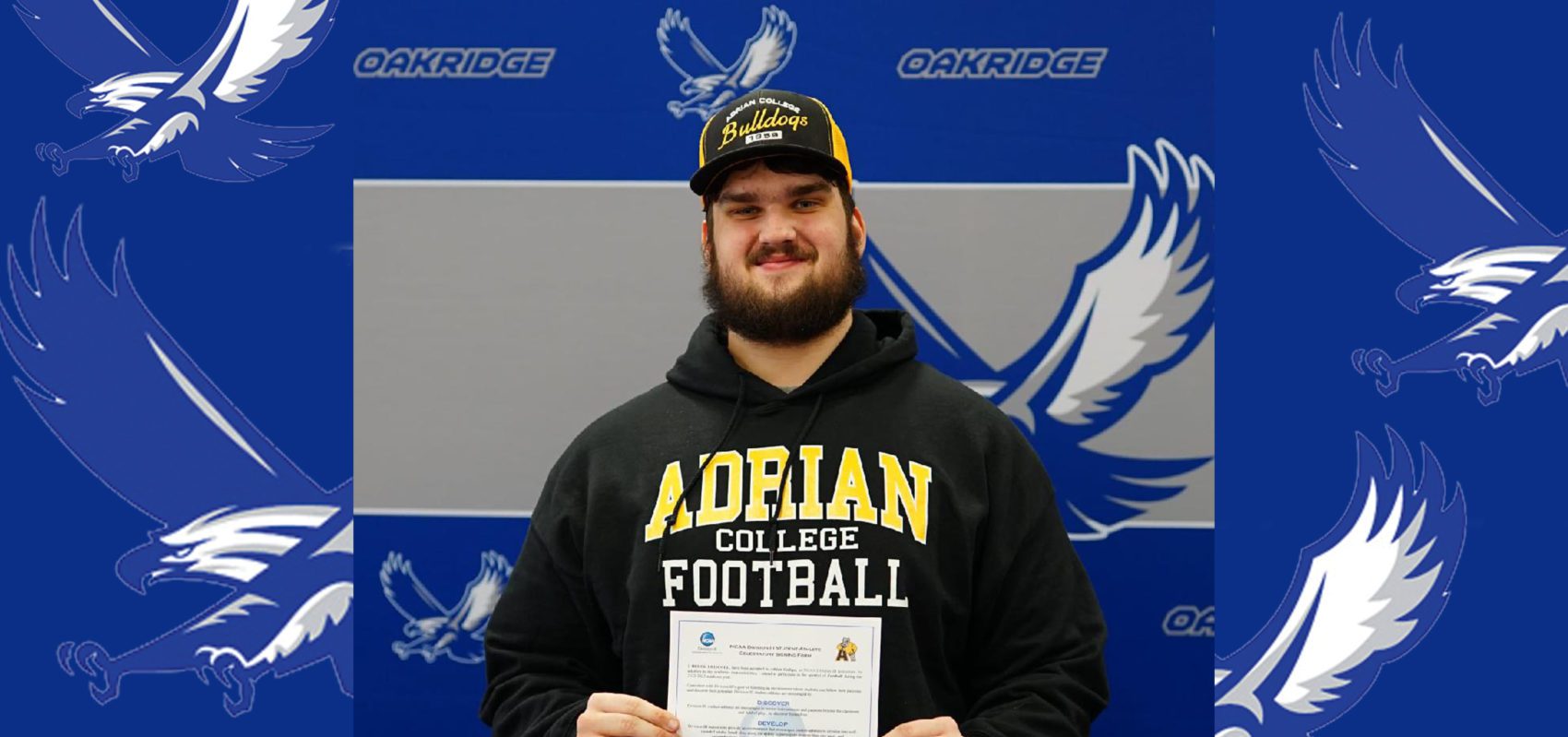 Oakridge’s Derek Driscoll decides on Adrian College to continue his football career