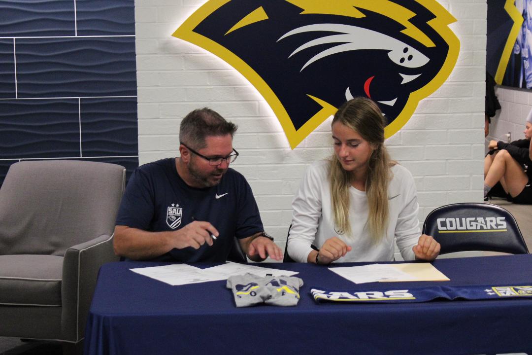 Fruitport Calvary’s Cate Anhalt signs with Spring Arbor University for soccer