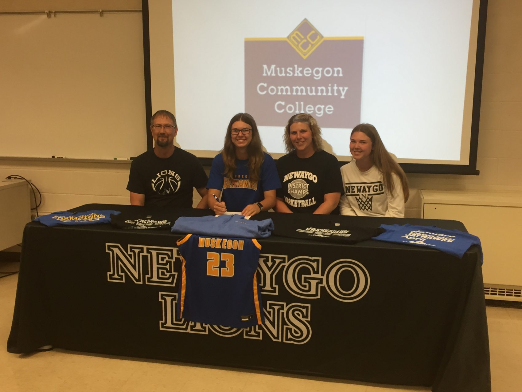 Newaygo’s Emmerson Goodin signs with Muskegon Community College