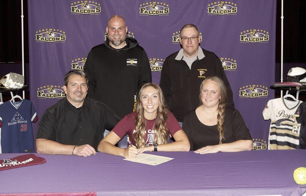 Pentwater All-State pitcher, Mikaylyn Kenney, heading to Alma College to continue her softball career