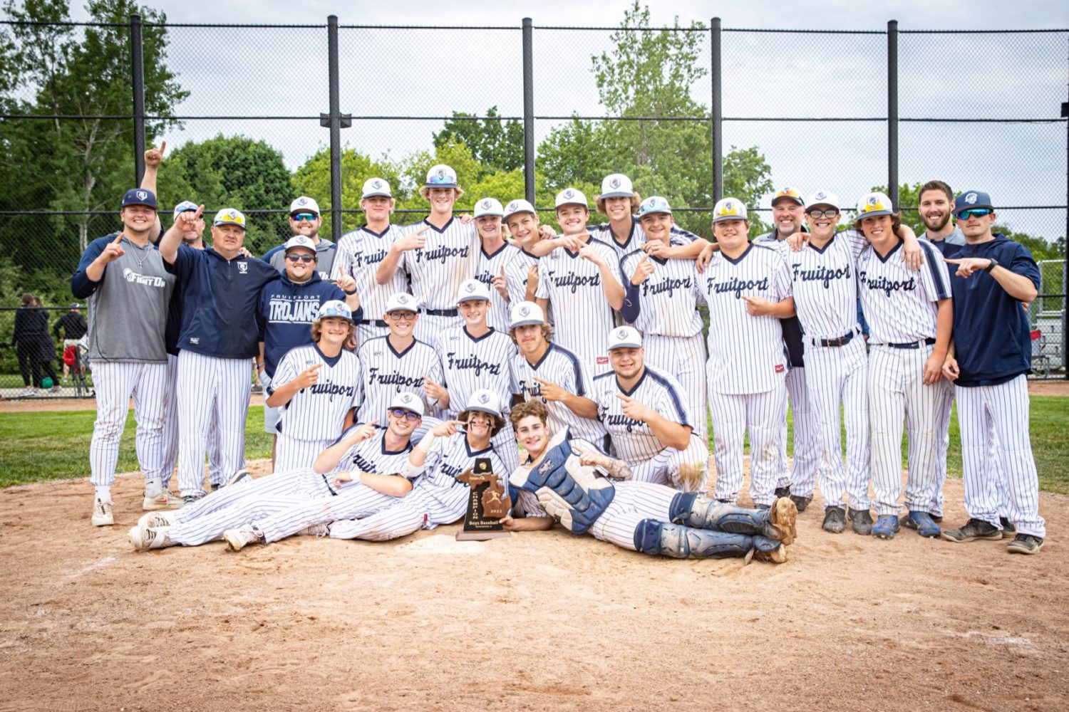 Bosch tosses four-hitter strikes out nine as Fruitport beats Spring Lake 12-3 to win baseball district