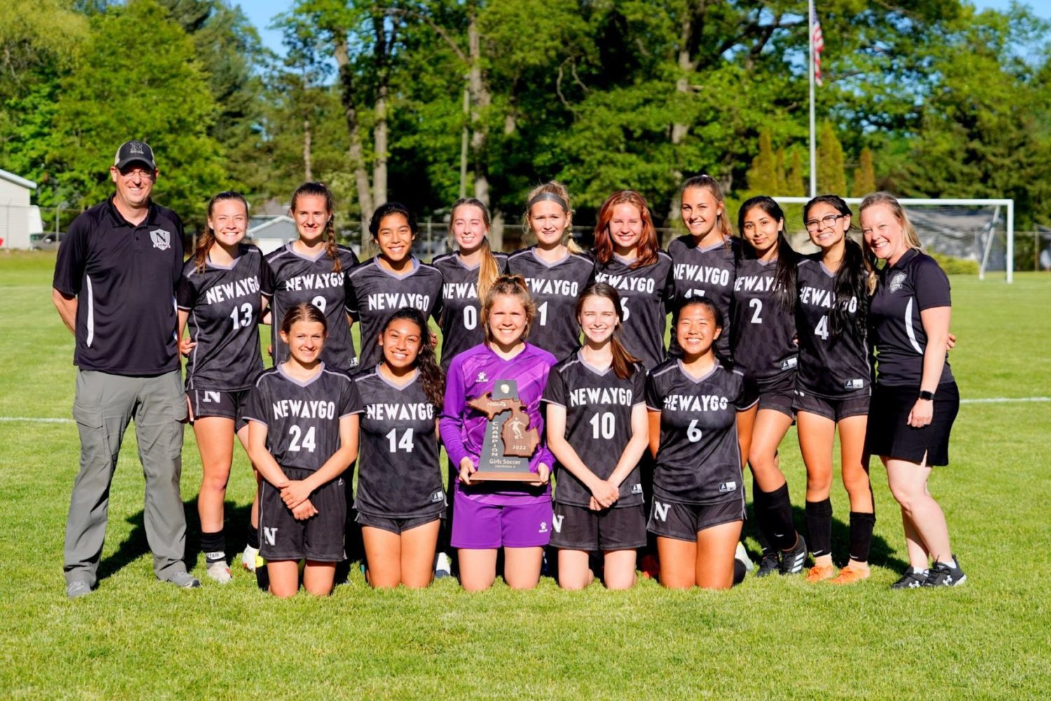 Newaygo wins first-ever girls soccer district championship with 1-0 shutout win over Orchard View
