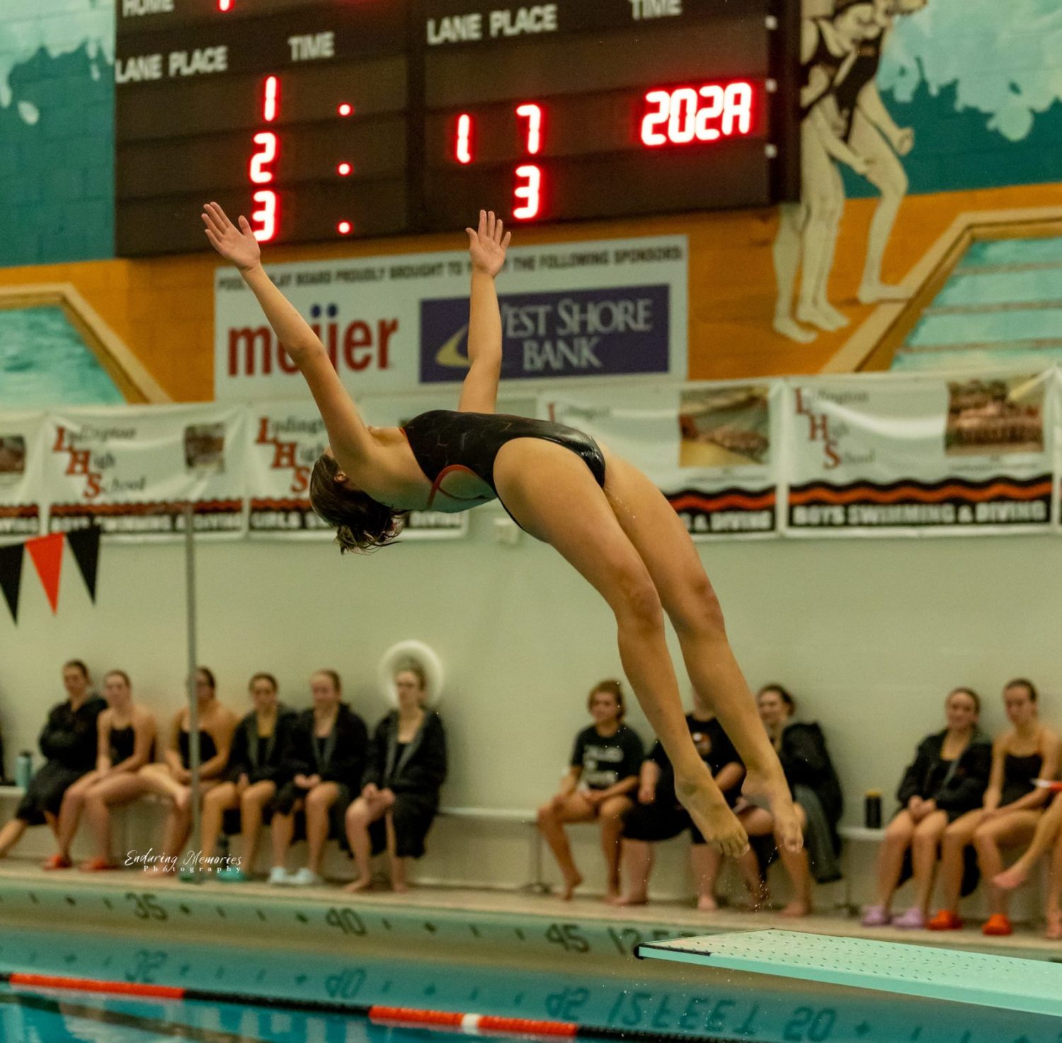 Mahler qualifies for state meet as Ludington swim team falls to Traverse City West