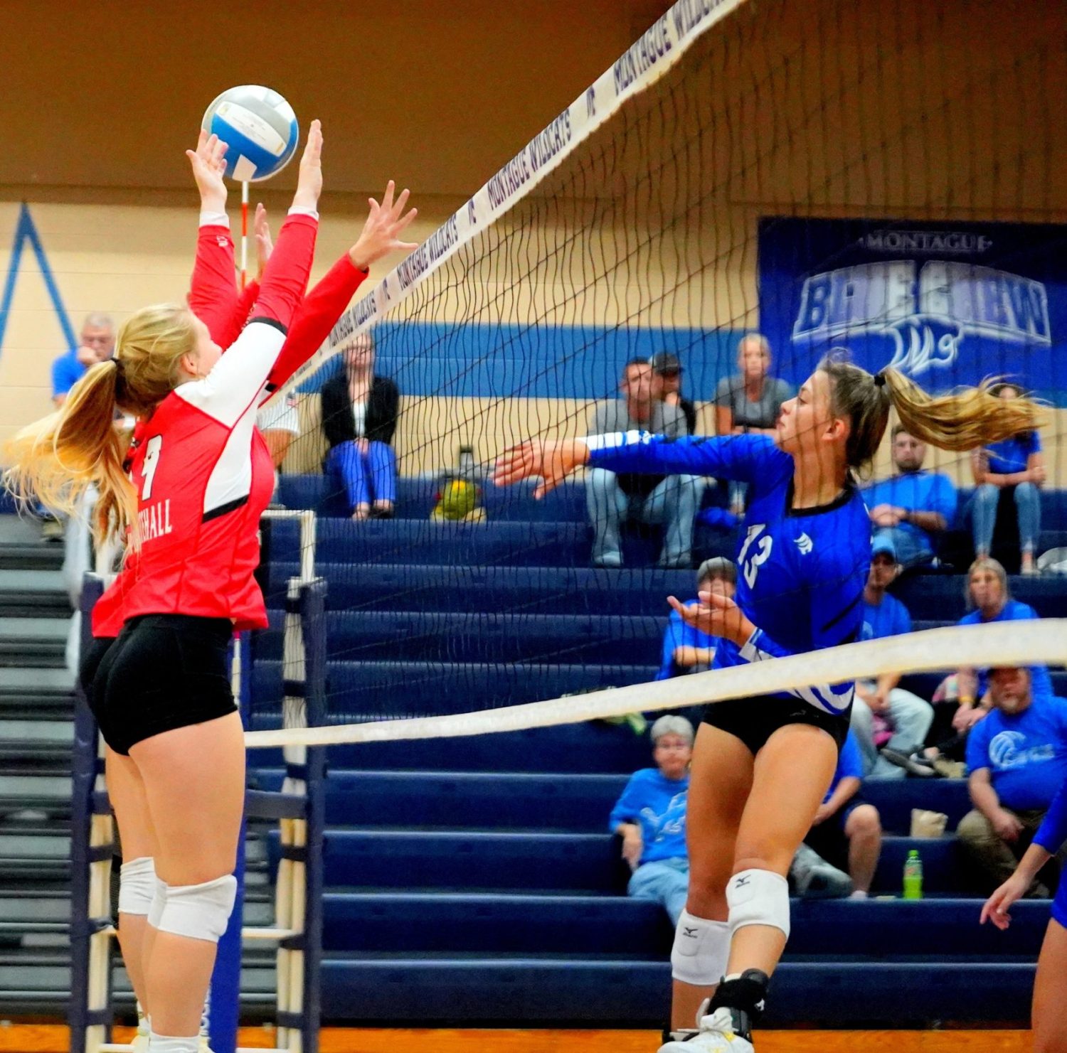 Balanced attack leads Montague past Whitehall in four sets