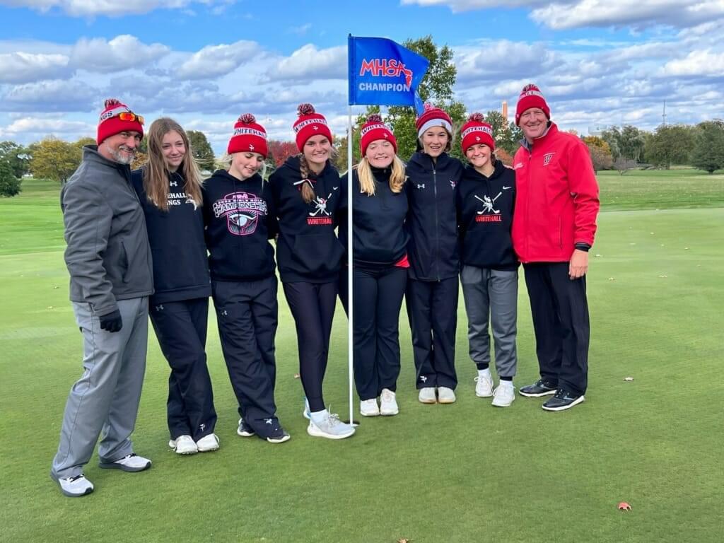 Whitehall finishes 12th at the MHSAA Division 3 girls golf finals