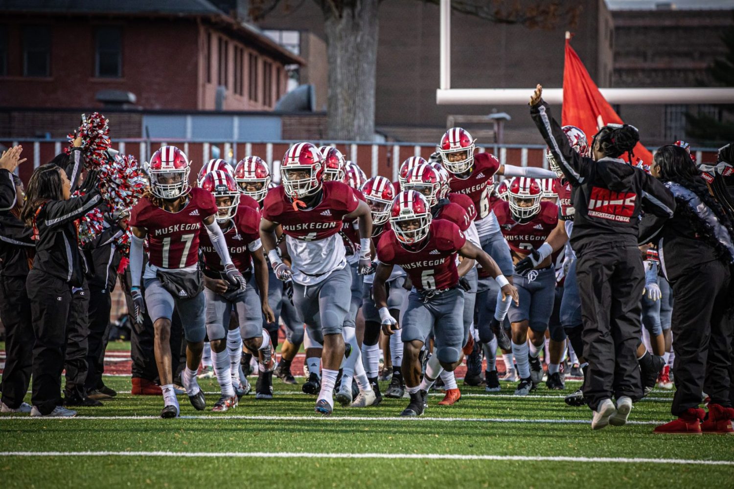 Healthy, confident Muskegon Big Reds prepare for district title game against Coopersville