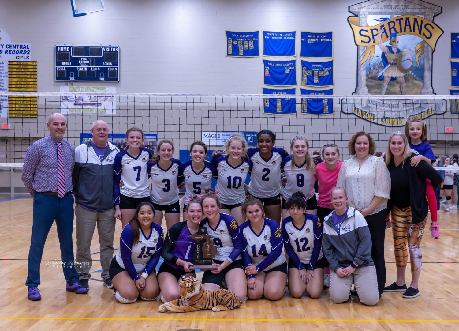 Shelby sweeps Hesperia to win volleyball district