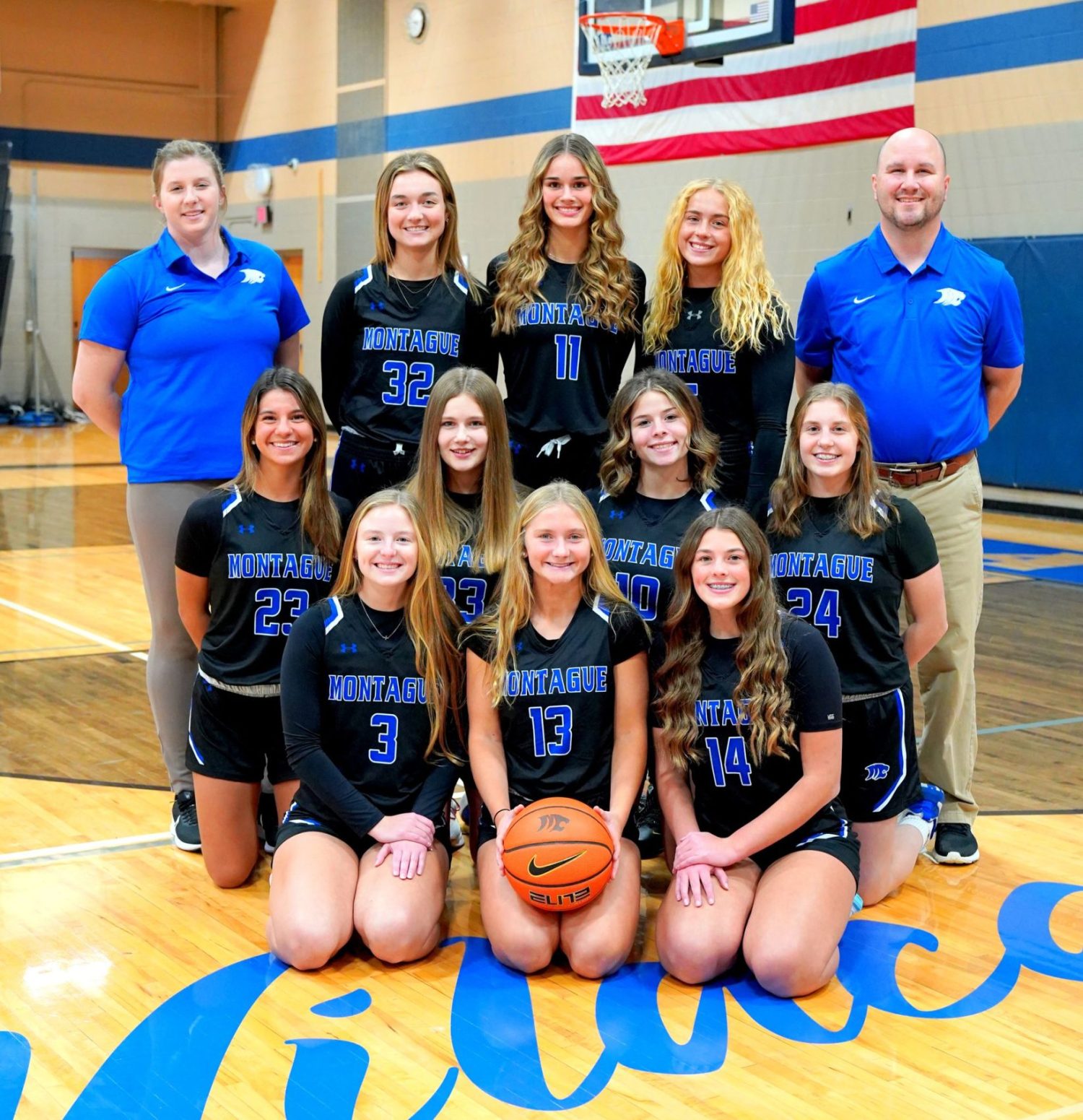 Montague overpowers Orchard View in girls basketball