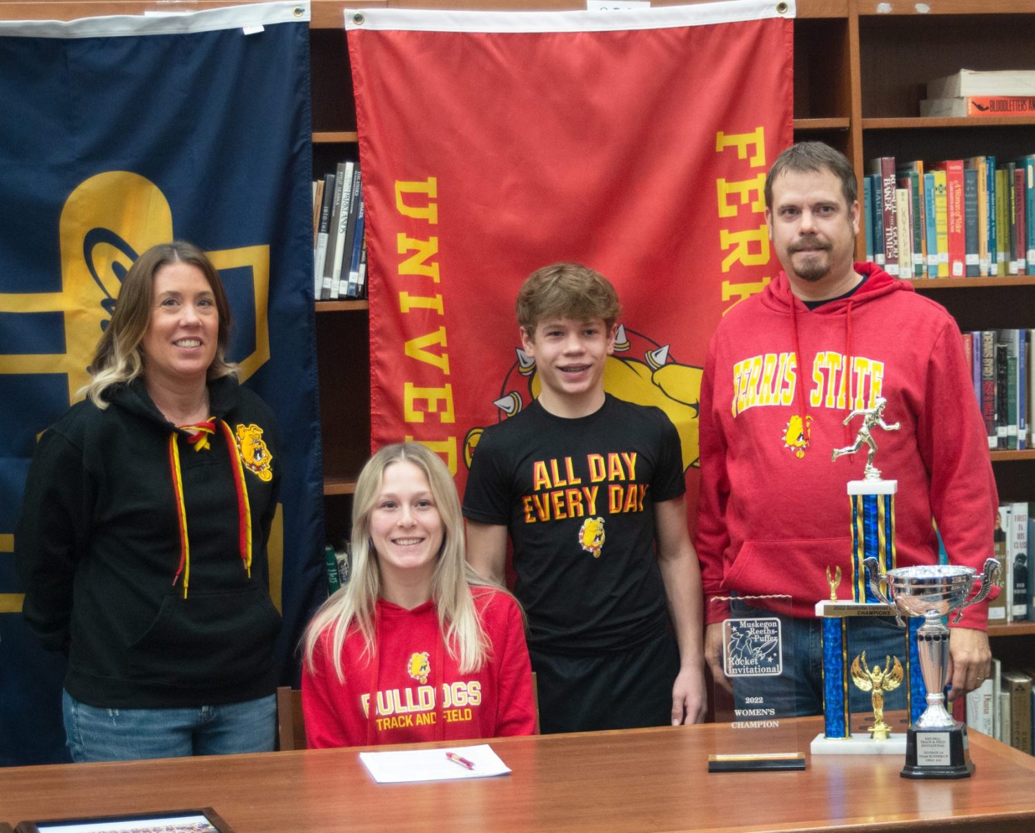 Manistee’s Lacey Zimmerman signs to run track at Ferris State