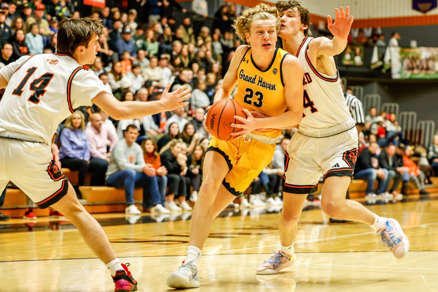 Sorrelle scores a game high 27 points as Grand Haven beats Rockford