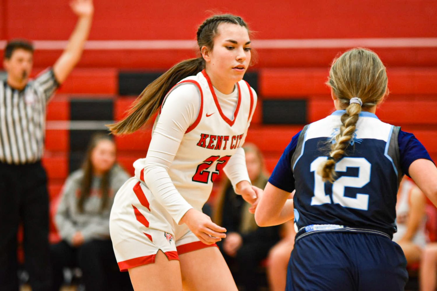 Kent City girls cruise past Brethren in Saturday hoops action
