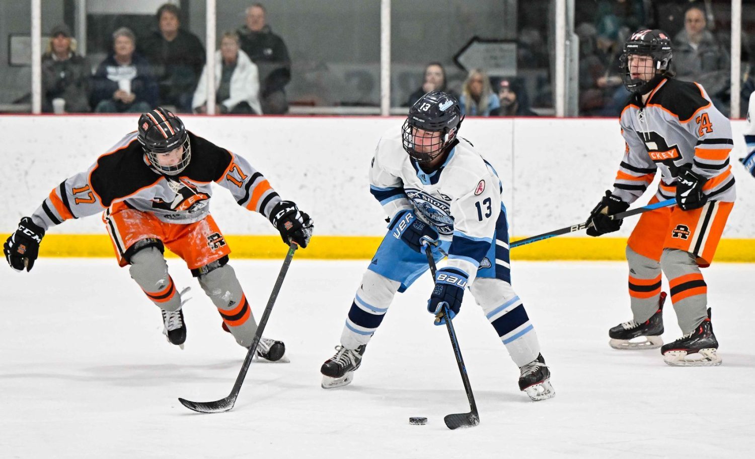 Mona Shores hockey sends out seniors with win over Rockford