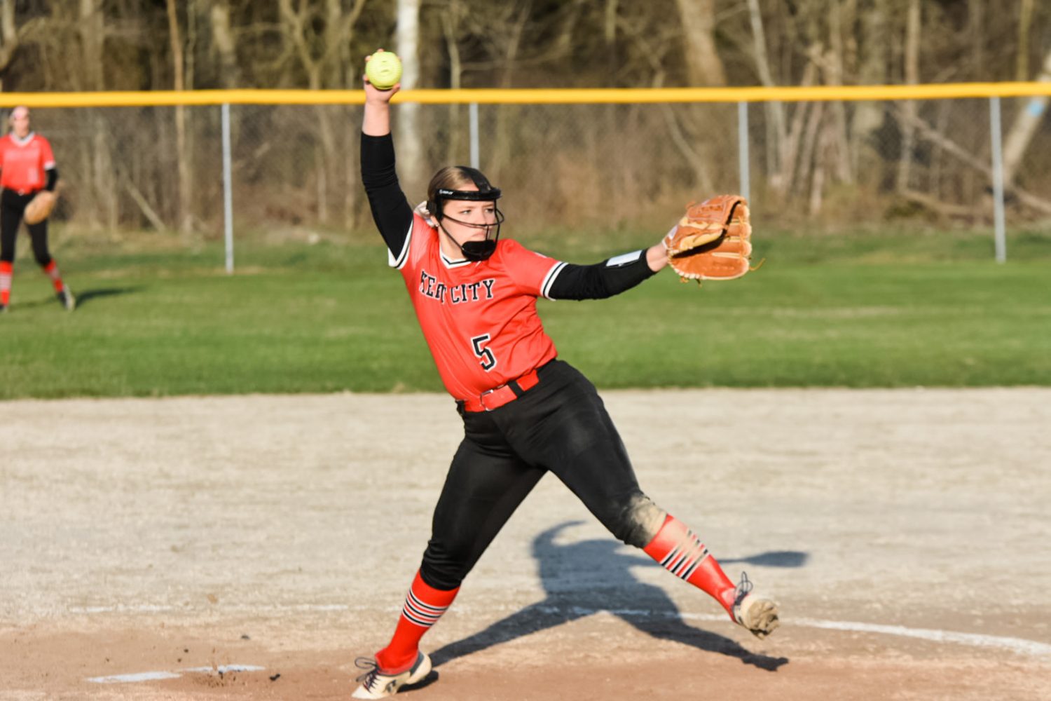 Kent City’s bats carry Eagles to softball doubleheader sweep of Morley-Stanwood