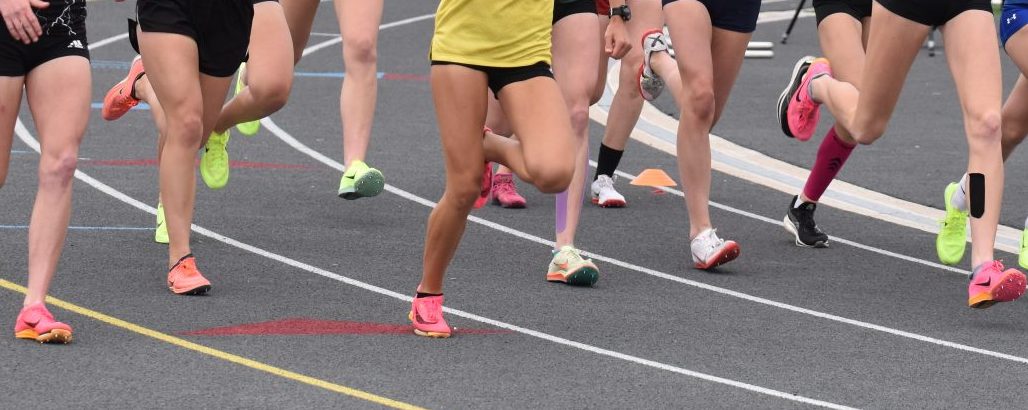 Ludington and Fruitport Calvary Christian girls compete at Reed City track invite