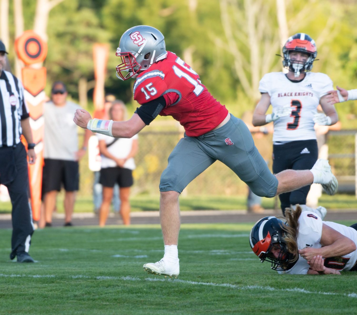 Spring Lake shows off its offensive weapons in narrow victory over Belding