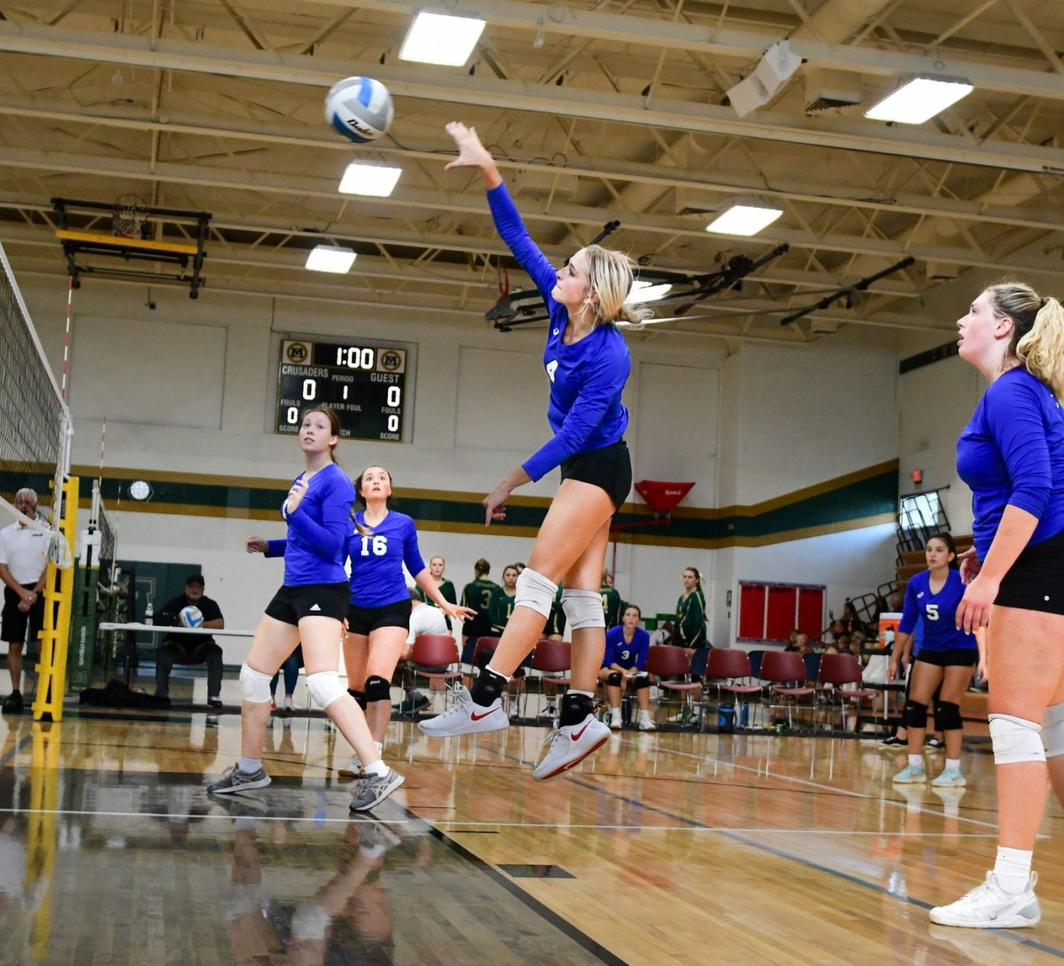 Dykman, Tyler lead Calvary Christian to volleyball win over Big Rapids Crossroads Academy