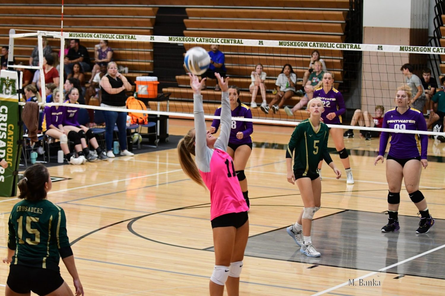 Muskegon Catholic beats Pentwater, falls to Rivertown Christian in Tuesday volleyball action