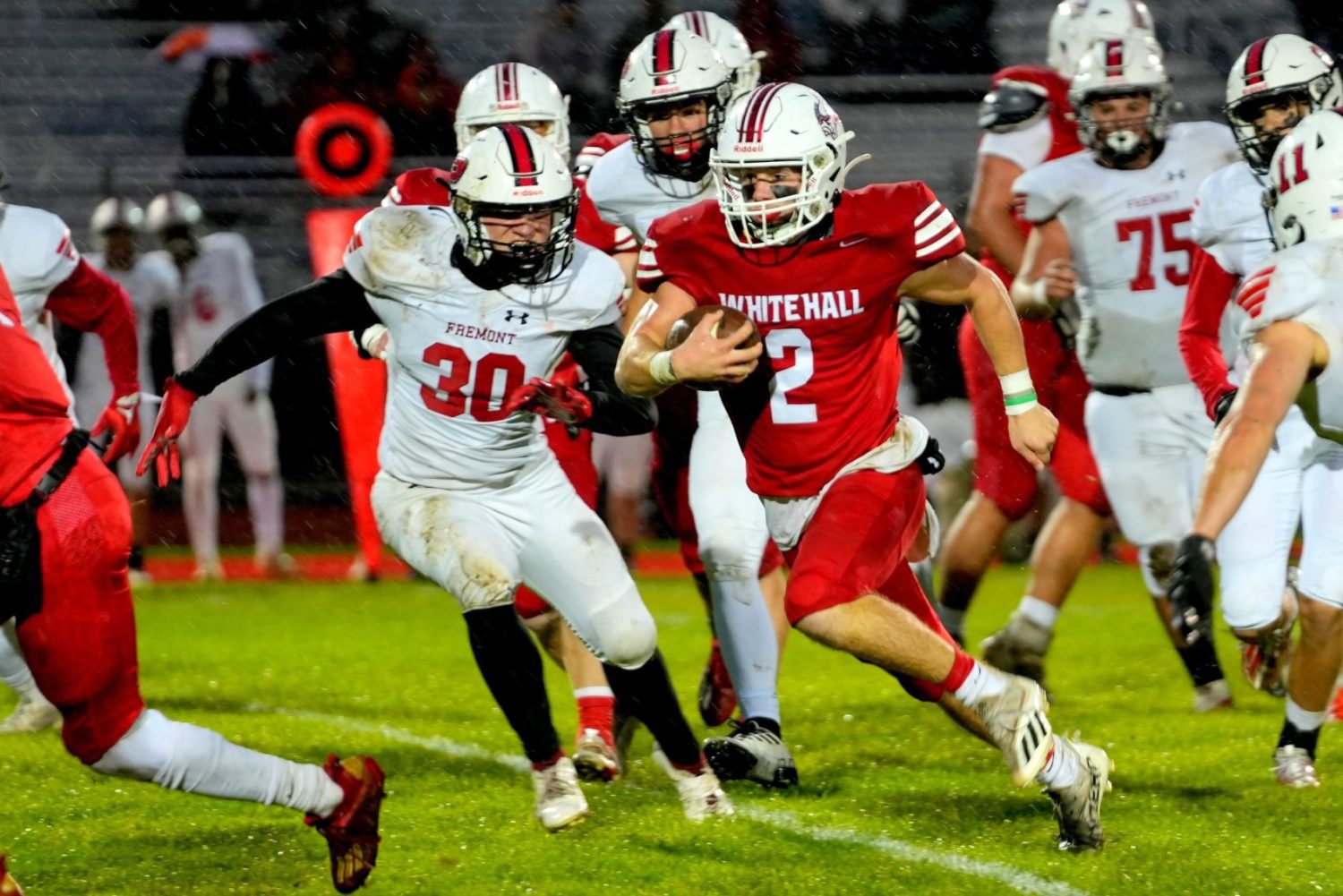 Whitehall’s defense chalks up fifth shutout of the season in rout of Fremont
