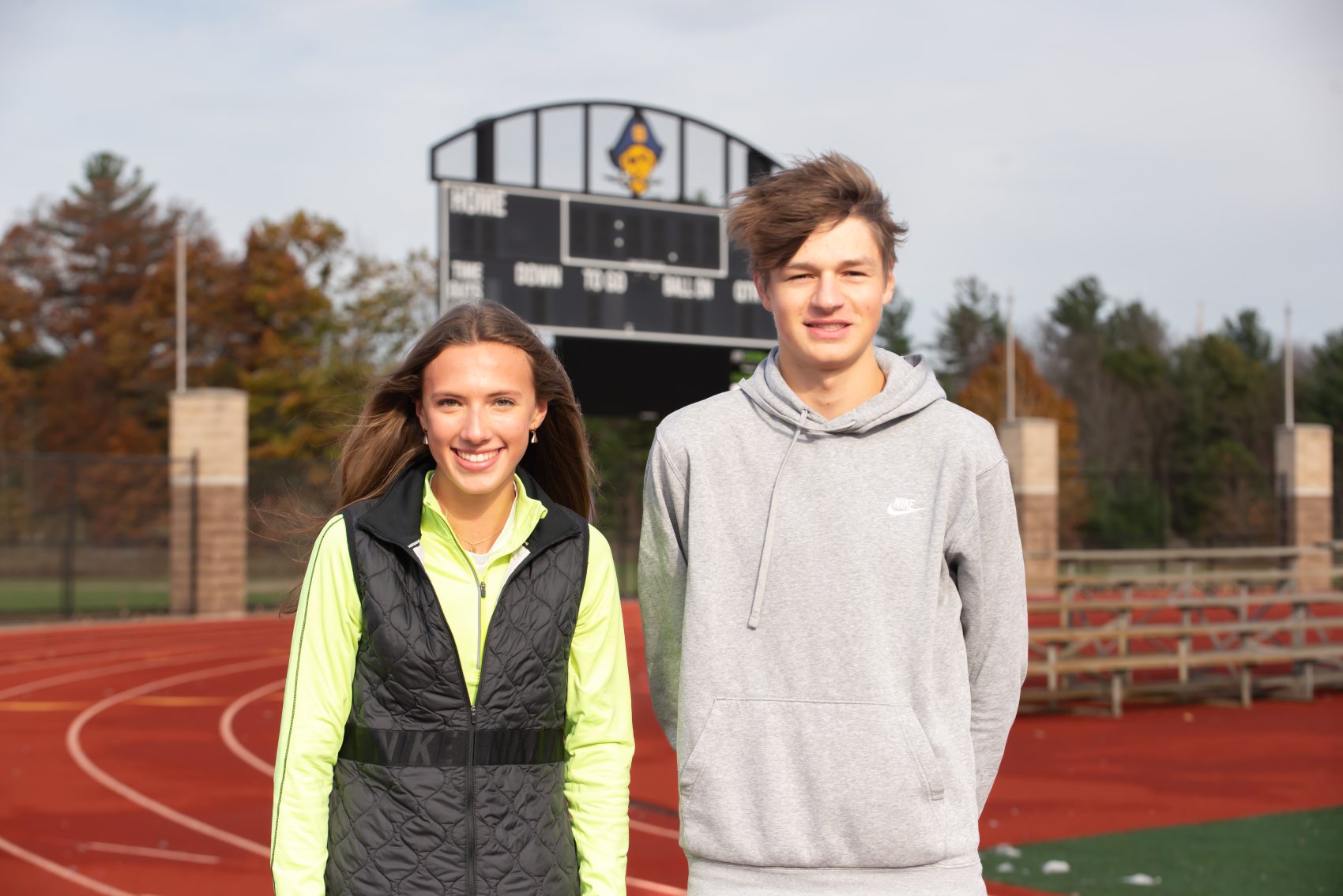 Grand Haven’s cross country fortunes lie with top runners Seth Norder, Valerie Beeck