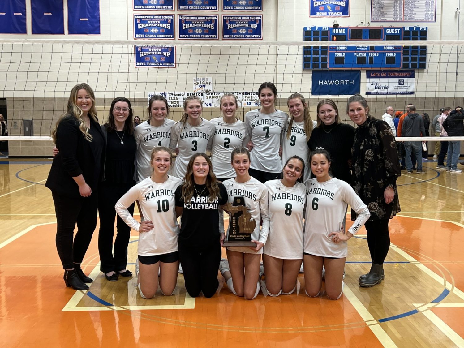 Western Michigan Christian wins Division 3 district title with sweep of host Saugatuck