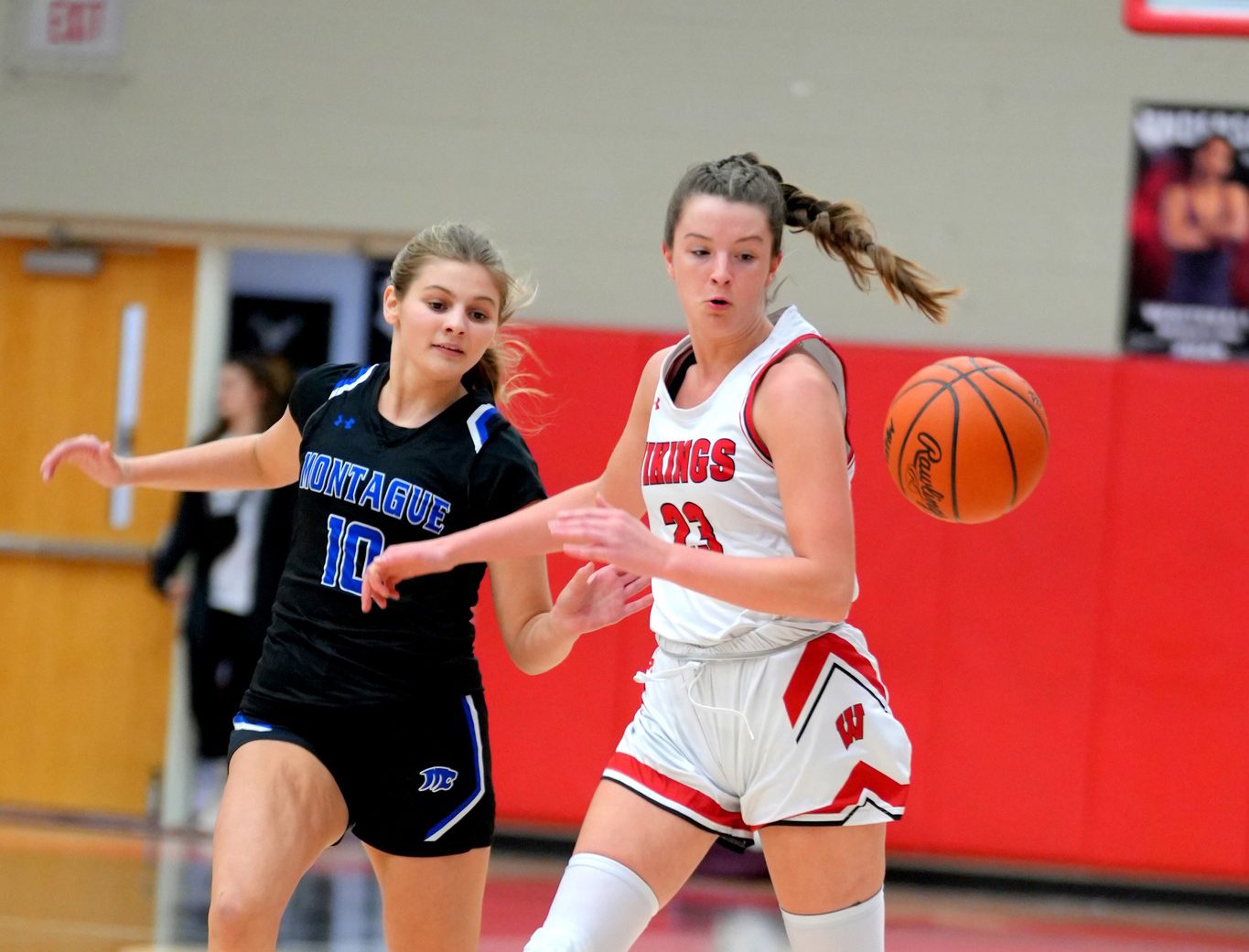 Montague girls basketball squad goes on the road, takes down rival Whitehall