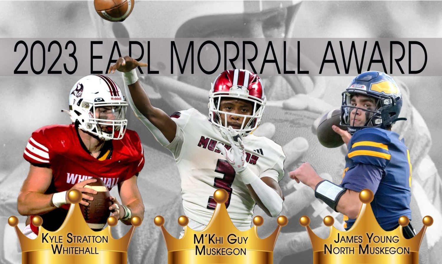 Guy, Stratton, Young nominated for Earl Morrall Quarterback of the Year Award