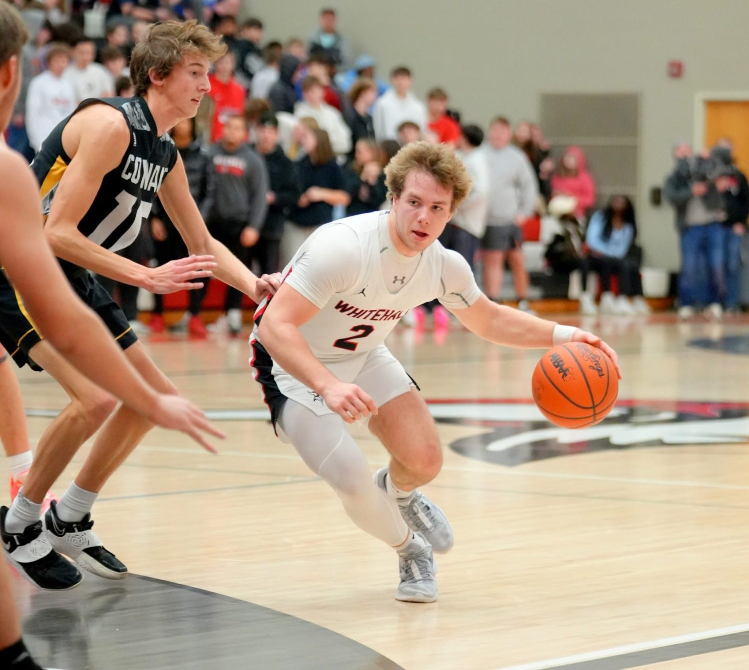 Thompson’s double-double sparks unbeaten Whitehall to victory over Covenant Christian